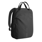 Zaino espandibile in tessuto riciclato con cerniera Duo-Zipper 16” color nero
