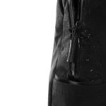 Zaino espandibile in tessuto riciclato con cerniera Duo-Zipper 16” color nero vista 18
