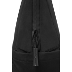 Zaino espandibile in tessuto riciclato con cerniera Duo-Zipper 16” color nero