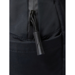 Zaino espandibile in tessuto riciclato con cerniera Duo-Zipper 16” color nero