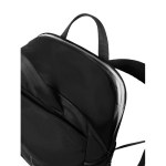 Zaino espandibile in tessuto riciclato con cerniera Duo-Zipper 16” color nero