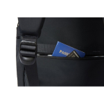 Zaino espandibile in tessuto riciclato con cerniera Duo-Zipper 16” color nero