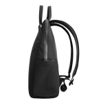 Zaino espandibile in tessuto riciclato con cerniera Duo-Zipper 16” color nero ottava vista