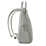 Zaino espandibile in tessuto riciclato con cerniera Duo-Zipper 16” color grigio ottava vista