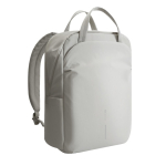Zaino espandibile in tessuto riciclato con cerniera Duo-Zipper 16” color grigio nona vista