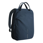 Zaino espandibile in tessuto riciclato con cerniera Duo-Zipper 16” color blu mare