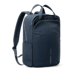 Zaino espandibile in tessuto riciclato con cerniera Duo-Zipper 16” color blu mare vista 12