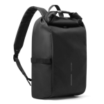 Zaino urbano impermeabile con fissaggio per bici e antifurto 16” color nero