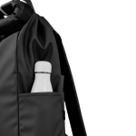 Zaino urbano impermeabile con fissaggio per bici e antifurto 16” color nero vista 14