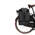 Zaino urbano impermeabile con fissaggio per bici e antifurto 16” color nero vista 16