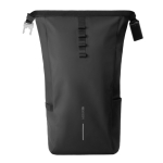 Zaino urbano impermeabile con fissaggio per bici e antifurto 16” color nero terza vista