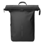 Zaino urbano impermeabile con fissaggio per bici e antifurto 16” color nero quarta vista