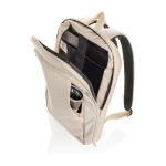 Zaino ultraleggero in rPET con design espandibile 15.6” color beige settima vista