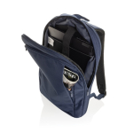 Zaino ultraleggero in rPET con design espandibile 15.6” color blu mare settima vista