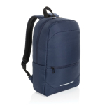 Zaino in poliestere riciclato con design business e tasche 15.6” color blu mare