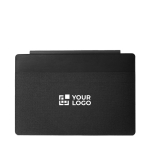 Custodia per laptop riciclata con supporto inclinabile da 4 cm 14” color nero vista area di stampa