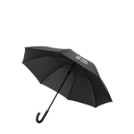 Ombrello premium in rPET con apertura automatica Ø130 Swiss Peak color nero vista area di stampa