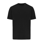 T-shirt unisex cotone riciclato modern fit 220 g/m2 IQONIQ Nikko color nero