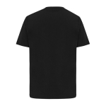 T-shirt unisex cotone riciclato modern fit 220 g/m2 IQONIQ Nikko color nero seconda vista
