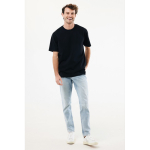 T-shirt unisex cotone riciclato modern fit 220 g/m2 IQONIQ Nikko color nero