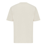 T-shirt unisex cotone riciclato modern fit 220 g/m2 IQONIQ Nikko color beige seconda vista