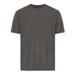T-shirt unisex cotone riciclato modern fit 220 g/m2 IQONIQ Nikko color argento opaco