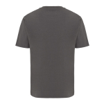 T-shirt unisex cotone riciclato modern fit 220 g/m2 IQONIQ Nikko color argento opaco seconda vista