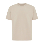 T-shirt unisex cotone riciclato modern fit 220 g/m2 IQONIQ Nikko color camel