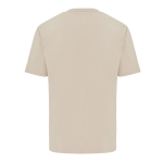 T-shirt unisex cotone riciclato modern fit 220 g/m2 IQONIQ Nikko color camel seconda vista