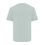 T-shirt unisex cotone riciclato modern fit 220 g/m2 IQONIQ Nikko color verde oliva seconda vista
