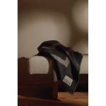 Coperta in poliestere riciclato con tocco morbido e caldo 260 g/m2 color grigio vista ambiente