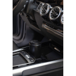 Tazza take away in acciaio riciclato con coperchio ribaltabile 350 ml color nero vista ambiente 3