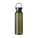 Borraccia rPET design minimalista con tappo in acciaio e manico 550 ml color verde