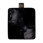 Coperta picnic poliestere riciclato rivestimento in pile impermeabile color nero terza vista