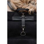 Zaino in pelle sintetica con design moderno e chiusura sicura 15” color nero vista ambiente 2