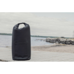 Borsa termica in poliestere riciclato con design arrotolabile 25 l color nero vista ambiente