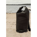 Borsa termica in poliestere riciclato con design arrotolabile 25 l color verde vista ambiente