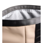 Borsa termica in poliestere riciclato con design arrotolabile 25 l color avorio terza vista