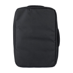 Zaino da viaggio con più tasche e scomparto per laptop 15'' color nero prima vista