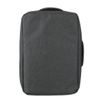 Zaino da viaggio con più tasche e scomparto per laptop 15'' color grigio prima vista
