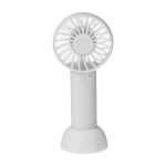 Ventilatore portatile elettrico a 3 velocità con base removibile color bianco prima vista