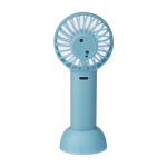 Ventilatore portatile elettrico a 3 velocità con base removibile seconda vista