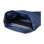 Zaino roll-top in policotone riciclato per laptop 15'' nona vista