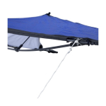 Aquilone in poliestere largo 160 cm con due manici in plastica