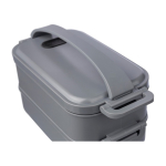 Lunch box a doppio scomparto in PP riciclato con coperchio ermetico 1600 ml ottava vista