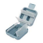Portapillole in plastica con 5 scomparti individuali prima vista