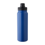 Borraccia acciaio inox a doppia parete con tappo supporto per cellulare 800ml color blu oltremare prima vista