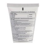 Protezione solare SPF30 profumata alla vaniglia in tubo bianco terza vista