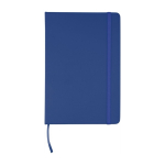 Taccuino rigido in RPET coordinato pagine a righe in formato A5 color blu prima vista
