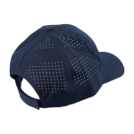 Cappellino in poliestere con fori posteriori per ventilazione terza vista